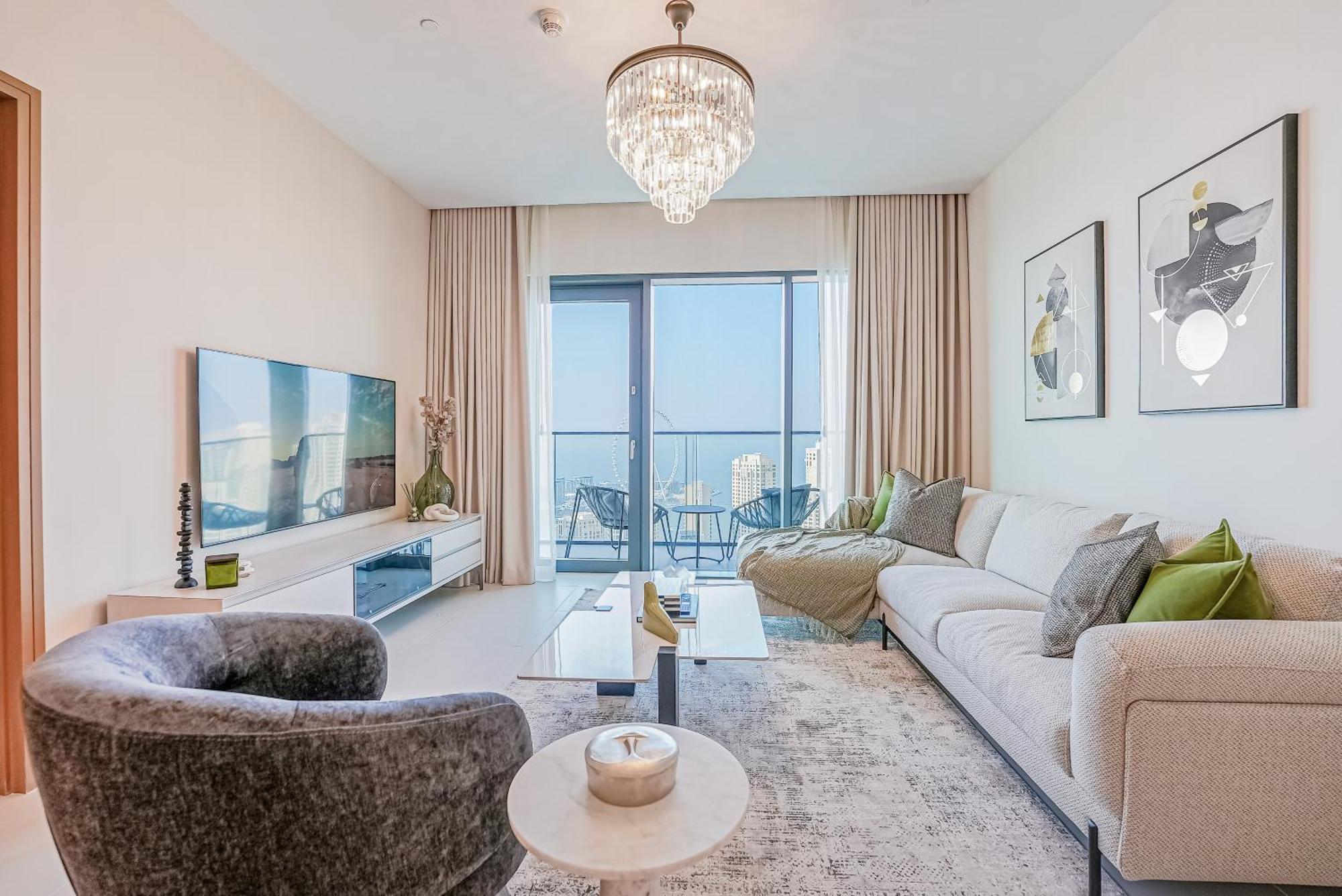 Modern 2Br High Floor Haven In Vida Dubai Marina Apartment ภายนอก รูปภาพ